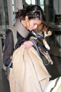 34a3d5156832823 - Makes her way through LAX airport in Los Angeles