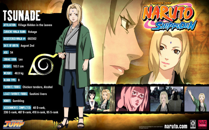 Tsunade Senju - Naruto personaje