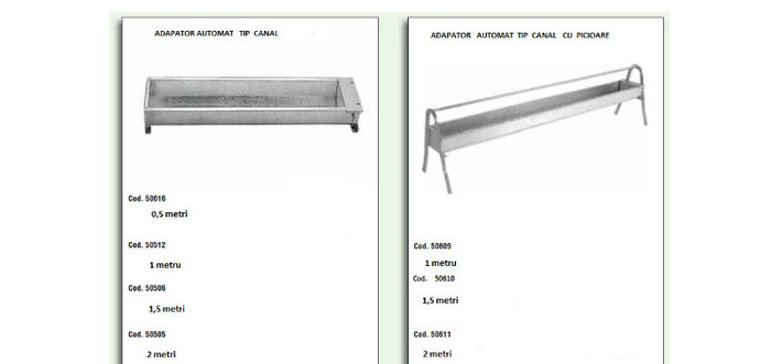 adapatori automate tip canal - 3-CATALOG PRODUSE OVINE SI PORCINE