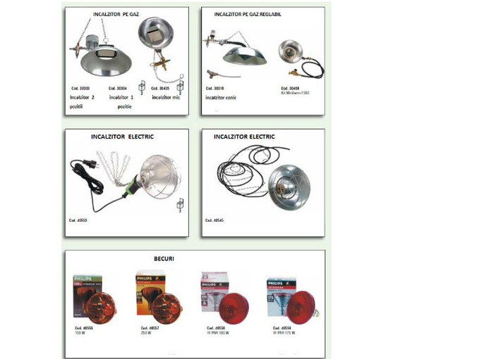 ICALZITOARE PE GAZ  SI ELECTRICE - 5-CATALOG PRODUSE PENTRU  GAINI