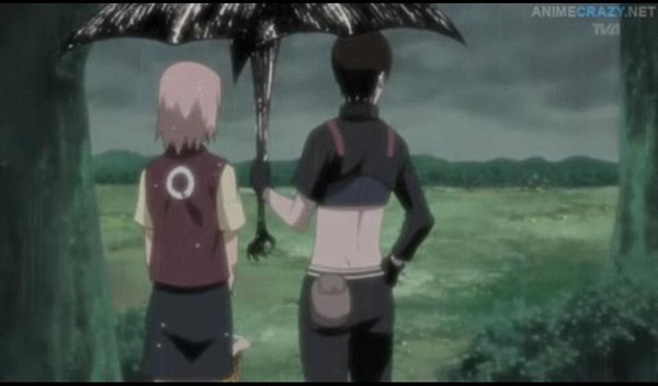 Sai_and_Sakura_Umbrella_agen_by_NarutoUchiha666 - Naruto