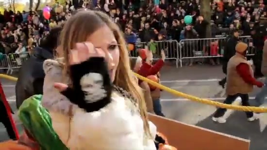 Avril Lavigne Macy's Day Parade 340