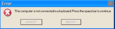 keyboard error 2 - FATAL FAKE ERROR