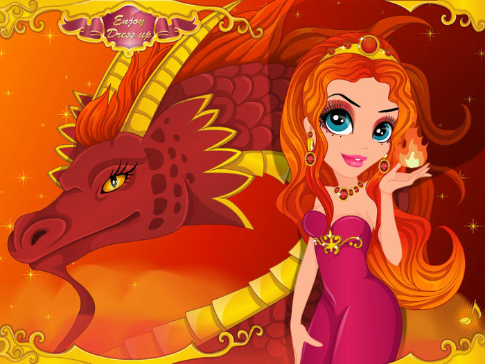 elements_makeover_fire_princess - poze jocuri si altele