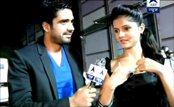 RUBINA18 - Rubina Dilaik at the 5th Boroplus Gold Awards in Filmcity Mumbai on 14th July 2012