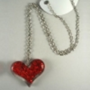 Colier GLITTER HEART