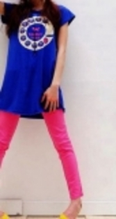 Pantaloni elastici-Pink - ll Best-Fashion ro ll