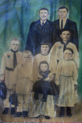 Familia Codrea G. Ioan în 1897-ulei pe pânză -