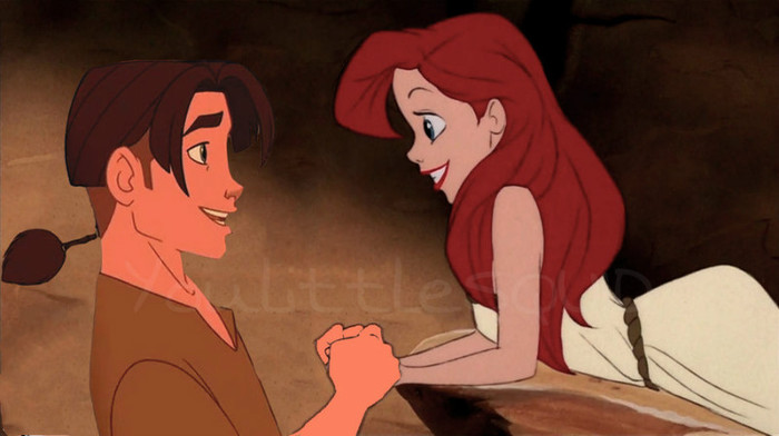 first_meeting___ariel_and_jim_by_givealittlewhistle-d519syn - PRINTESE DISNEY