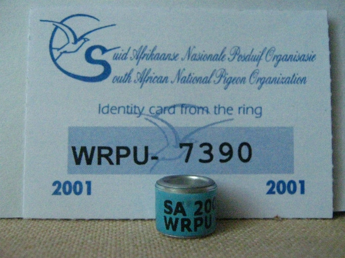 SA 2001 WRPU - AFRICA DE SUD