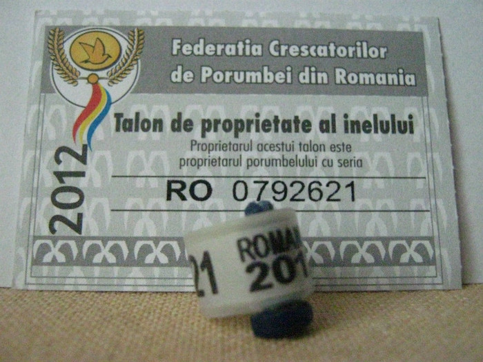 ROMANIA 2012 - COLECTIE  DE INELE   ROMANIA