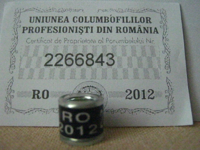 RO 2012 - COLECTIE  DE INELE   ROMANIA