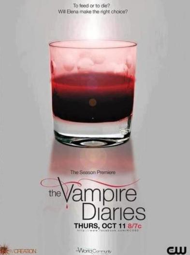 damon puse sange an pahar si ai dadu elenei sa bea - The vampire diaries banda 2