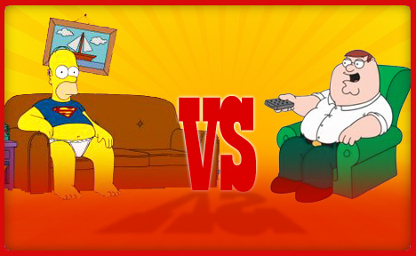 Homer-Vs-Peter-the-simpsons-vs-family-guy-1639996-468-288 - simpson vs family guy