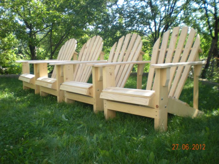 DSCN4713 - Set fotoliu gradina din lemn