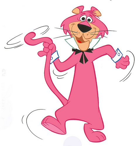 Snagglepuss pink - Cu cine seamana pantera roz