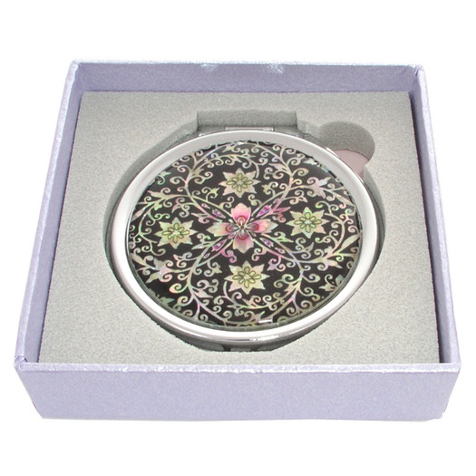 Hand Mirror with Arabesque design 02