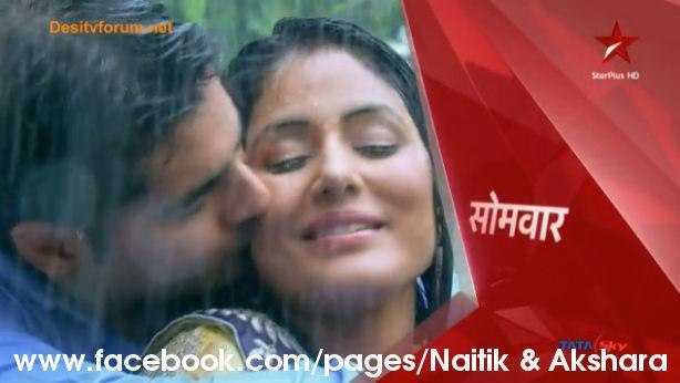 3 - Naitik and Akshara Romantic Rain Precap