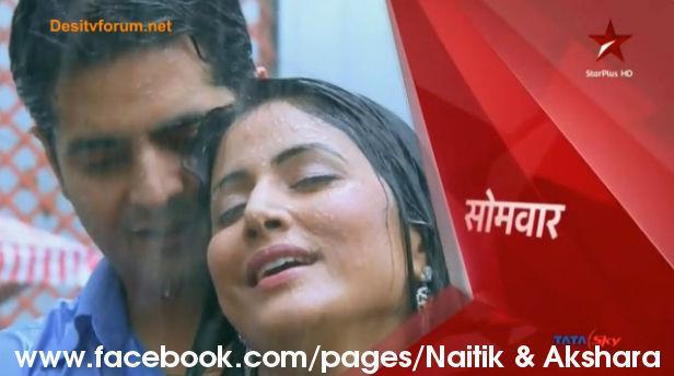 5 - Naitik and Akshara Romantic Rain Precap