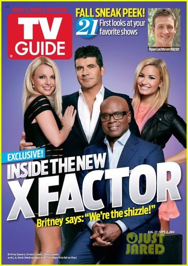 britney-spears-x-factor-judges-cover-tv-guide-magazine - Britney Spears and X Factor Judges Cover TV Guide Magazine