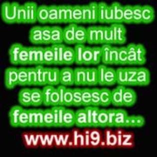 uni oameni iubec sa de mult femeile lor incat pentru a nu le uza se folosesc de femeile altora