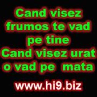 cand visez frumos te vad pe tine Cand visez urat o vad pe mata - www Hi9 biz