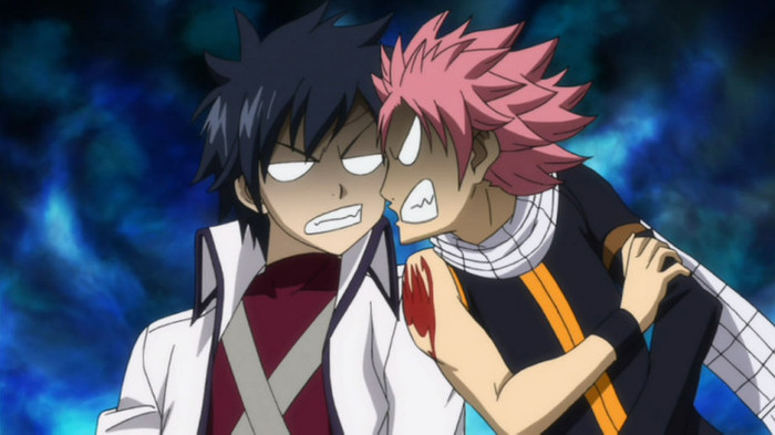 Gray:Cap infacarat..Natsu:Cap de gheata!!!