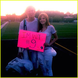 bella-thorne-football - Bella Thorne Attends Tristan Kliers Football Game