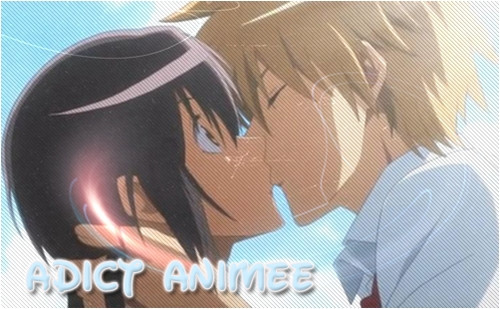 usui kiss misaki - Anime Stolen Kiss