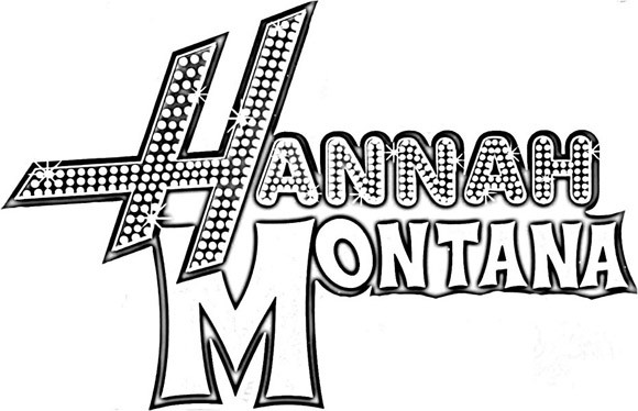 Desene-Colorat.ro_Hannah-Montana-Logo