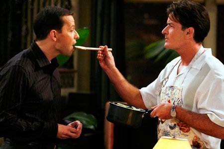 Doi barbati si jumatate