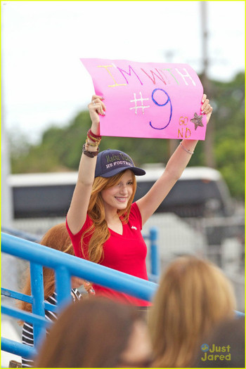 thorne-football-fan-04 - Bella Thorne Cheers on Tristan Klier At His Football Game