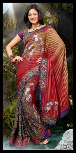 Shweta-Tiwari-Saree-Designs-2012-By-Natasha-Couture-3-tile - Shweta Tiwari-in saree