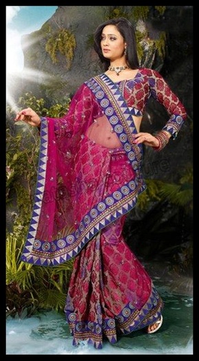 Shweta-Tiwari-Saree-Designs-2012-By-Natasha-Couture-7-tile - Shweta Tiwari-in saree