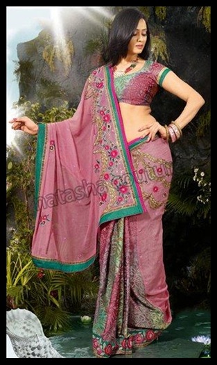 Shweta-Tiwari-Saree-Designs-2012-By-Natasha-Couture-9-tile - Shweta Tiwari-in saree