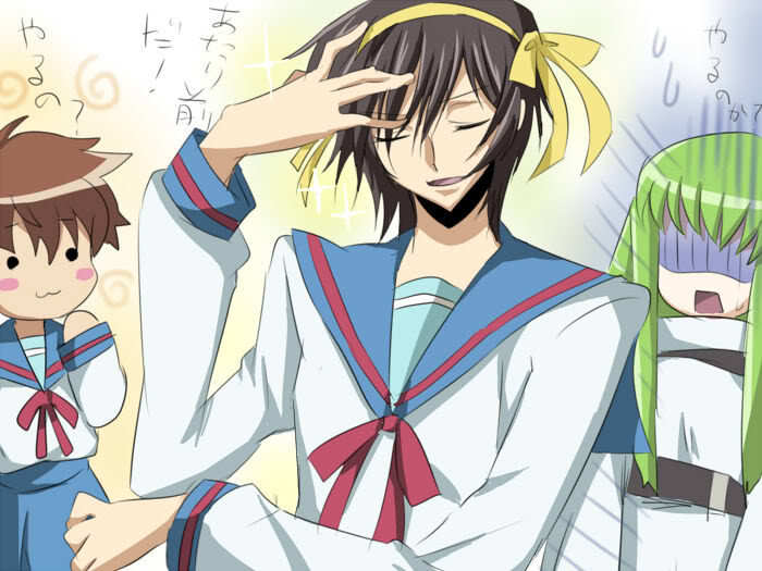 Cineva s-a uitat prea mult la Melancoly Of Haruhi Suzumiya