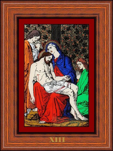 XIII - Iisus este coborat de pe Cruce (Jesus is Taken Down from the Cross)