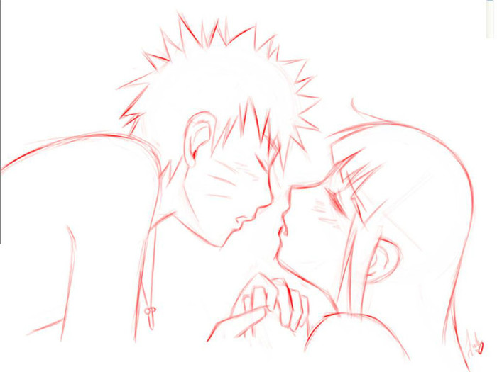 naruhina_sketch_by_Lolli_Chan - Album Pentru HinataN