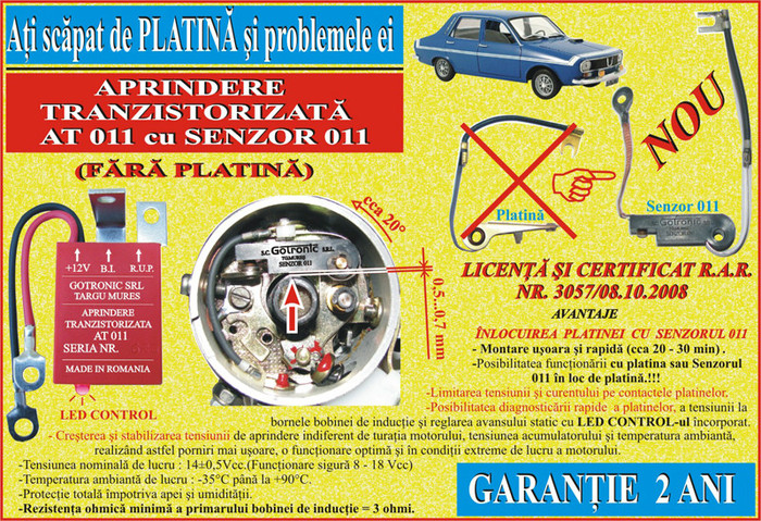 AT011cu Senzor - AUTO DACIA