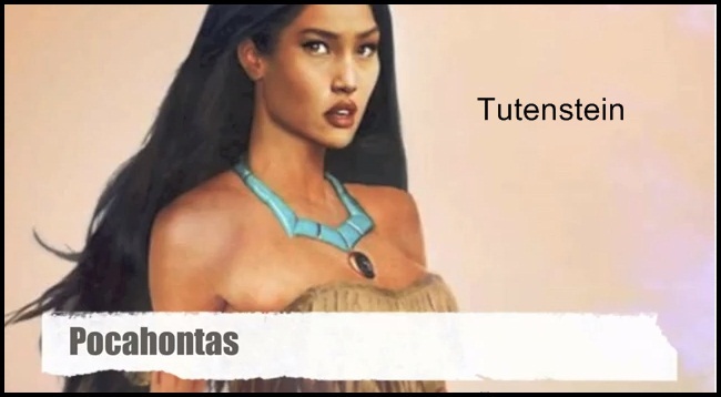 Pocahontas - Printesele Disney in realitate