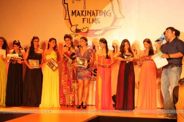  - Sara Khan on Marinating Films Calendar 2012 - Indian TV beauties Corporate Calendar