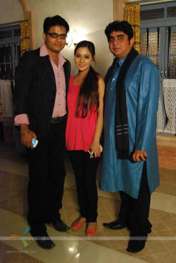  - Sara Khan Rajan Shahis on the set get together for Jamuna Paar