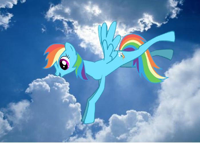 rainbow dash - Pony girl