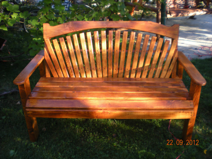 DSCN5163 - Set gradina 2 banci si o masa