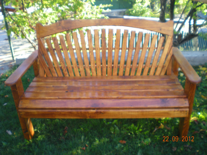 DSCN5164 - Set gradina 2 banci si o masa