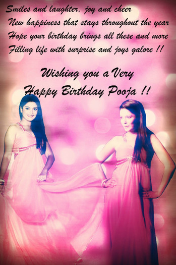HappyBirthdayPG - Pooja Gaur