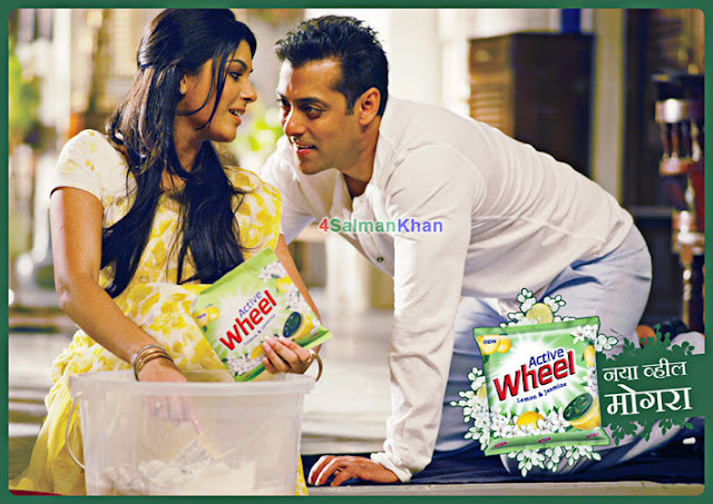 Salman Khan in Wheel Ad - Pooja Gaur