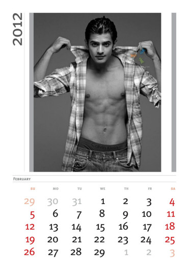 februarie - Calendar 2012 Barun si Sanaya