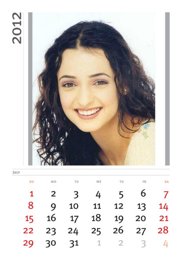 iulie - Calendar 2012 Barun si Sanaya