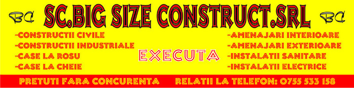 banner - constructii